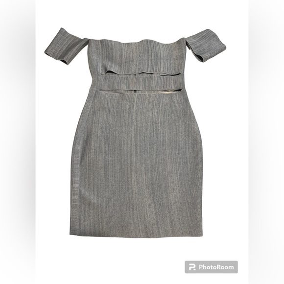 Mistress Rocks denim bandage mini dress - Picture 2 of 6